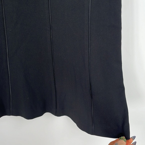 Sigrid Olsen Black Flare Midi Skirt Size 10 - Picture 4 of 8